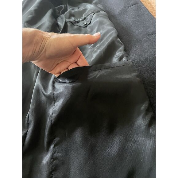 Weatherproof Cashmere Blend Coat Men’s 40R Dark Gray Made in Mexico - Picture 8 of 13